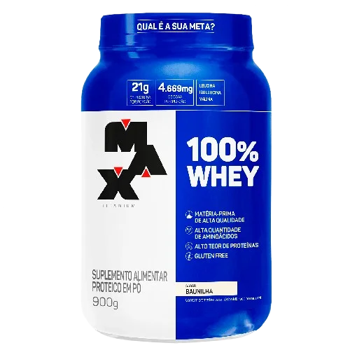 Whey Max Titanium 900g - Baunilha