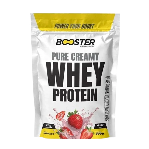 Whey Booster Pure Creamy 900g - Morango